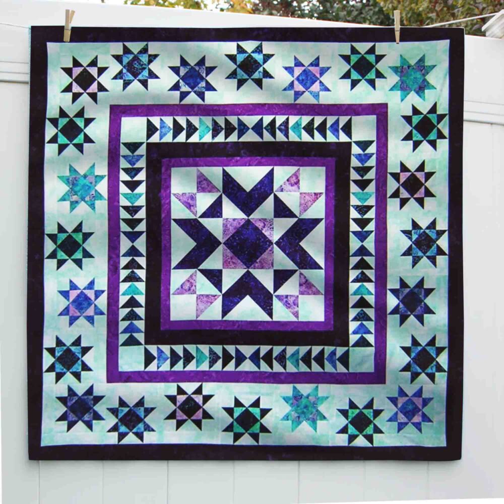 Floating Stars PDF Quilt Pattern